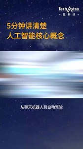AI终极科普 5分钟讲清人工智能 5 分钟快速入门AI核心概念。从机器学习到神经网络，手机、自动驾驶背后技术大解析。 #AI #机器学习 #神经网络 #5分钟AI