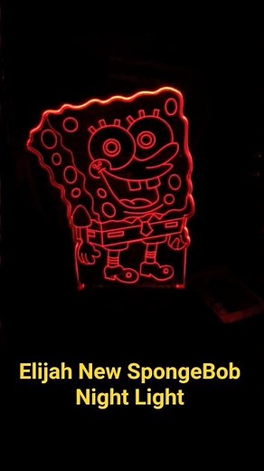 Elijah New SpongeBob Night Light