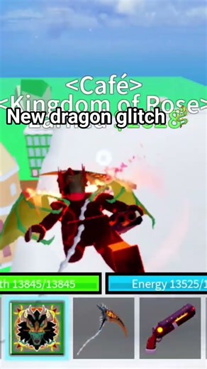 new dragon glitch in blox fruits