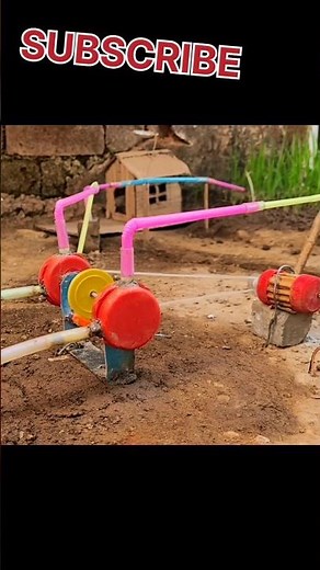 DIY Water Pump Mini Irrigation System | Tiny Farm