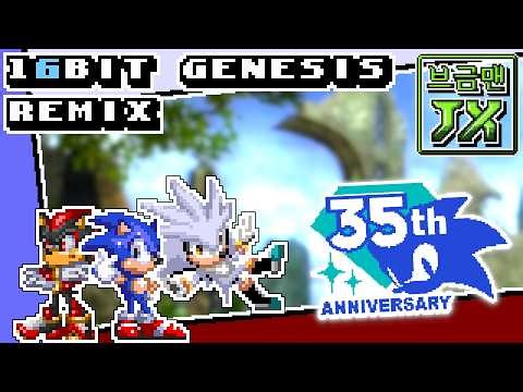 🦔SONIC 35TH🦔[16-Bit;Genesis]His World - Sonic The Hedgehog 2006