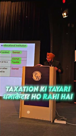 Taxation Ki Tayrai Dhamakedar Ho Rahi Hai 🔥 #Shorts #CA #PW