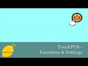 TouchPOS - Settings & Functions