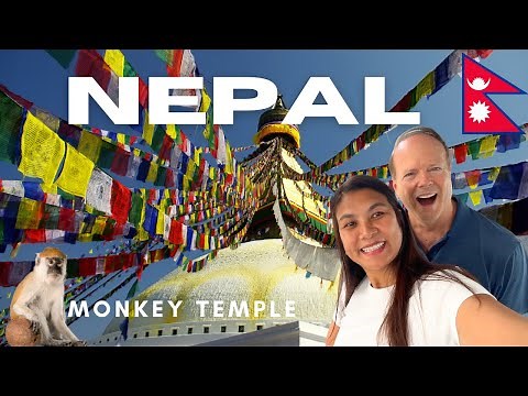 Touring NEPAL's Ancient Monkey Temple (Swayambhunath)