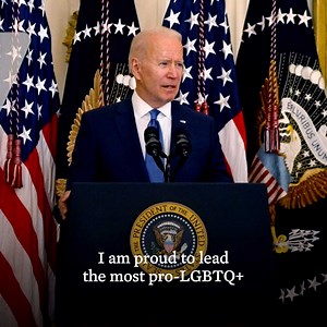 279K views · 10K reactions | After four years of relentless attacks on LGBTQ+ rights, my Administration has taken historic actions to accelerate the march toward full LGBTQ+ equality. | President Joe Biden Archived | Facebook
