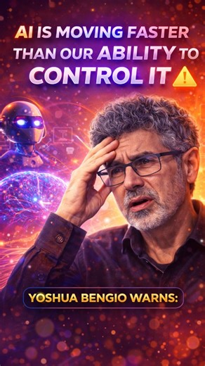 autonomiq.lab on Instagram: "AI IS MOVING FASTER THAN OUR ABILITY TO CONTROL IT ⚠️ Not because progress is bad. But because capability is outpacing control. One of the people warning about this is Yoshua Bengio — a foundational figure in AI, a Turing Award winner, and one of the most cited researchers in the world. His concern isn’t innovation. It’s deployment without alignment. Powerful AI systems are being released faster than: • regulation can respond • public understanding can catch up • saf