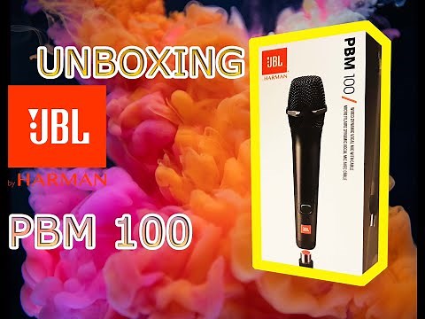 JBL PBM 100 unboxing / rozpakowywanie MICROPHONE / MIKROFON