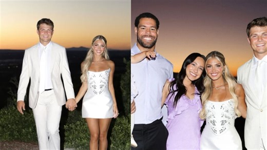 Zach Wilson's wife Nicolette Dellanno drops 2-word message to wedding-day pic with QB's ex-Jets teammate C.J. Uzomah
