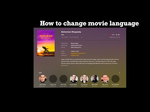 How to change audio track on a movie | Plex