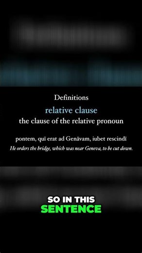 Master Relative Clauses in Latin #latin #aplatin