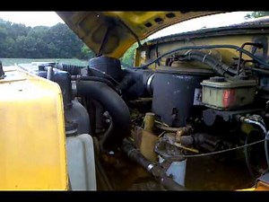 Caterpillar 3208 school bus cold start