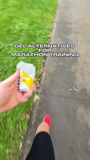 Here are some alternatives to gels to help you fuel those long marathon training sessions if you simply can’t stand the texture or taste of gels. Find all of these options @Aid Station #runningtok #runtok #fyp #fy #running #runningfuel #marathonfuel #marathonfueling #runninggel #runninggels