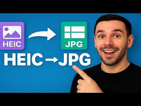 🖼️ Convert HEIC Image to JPG on Mac & PC – Simple and Free Tutorial 2025