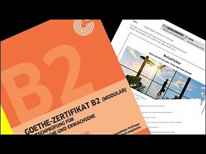 Goethe B2 | Telc / ÖSD Zertifikat B2 Lesen | Deutschübungs B2 mit Lösungen AM ende #60fps