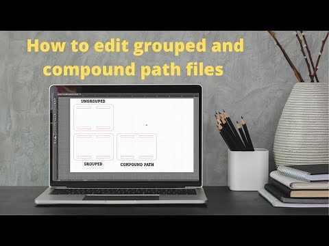 How to edit grouped and compound path laser files in Illustrator