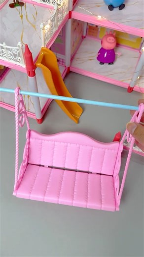 Satisfying with Unboxing & Review Peppa Pig Playground Swing Build #asmr #unboxing #peppapig #toy