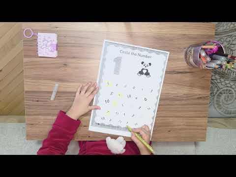 Circle the Number 1 for Kids | Number Recognition Activity | EZ Sisters