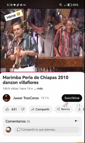 Marimba Perla de Chiapas Quieren tutorial del solo? 🥹 #marimba #sabor #magia #danilogutierrez #heroe