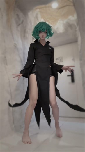 [软软kawaii] 你很强？ #一拳超人 #战栗龙卷 #龙卷 OPM Tatsumaki Cosplay