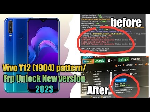 ViVo y12 (1904) Pattern Unlock New version 2023 100% fix with Unlock Tool @npmobileteam @NpRajG