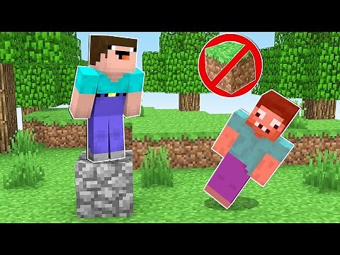 Noob And Pro Can't Touch the Color Green… Minecraft ! Trolling Minecraft