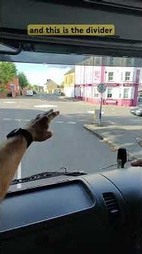 Double mini roundabout junction in a HGV Class1 with restricted space to turn #lessonof #positioning