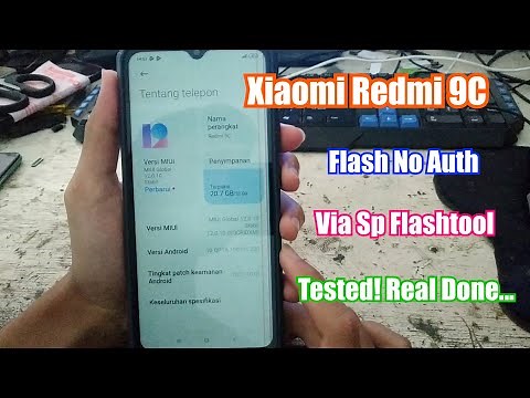 Flash Xiaomi Redmi 9C Via Sp Flashtool No Auth