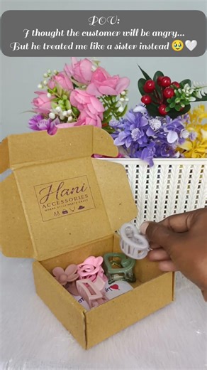 POV:I thought the customer will be angry…But he treated me like a sister instead 🥹🤍 #order85