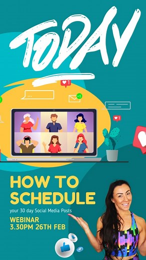 How To Schedule Your 30 Day Social Media Posts Webinar ------------...