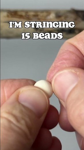 How to thread and attach beads for macrame wall hanging #macrametutorial #diy #macrame #beads