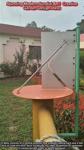 Stunning Modern Sundial Art | Creative Garden Design Ideas