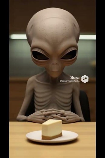 Alien Paul Tries Cheesecake for the First Time — ASMR Reaction 🍰👽