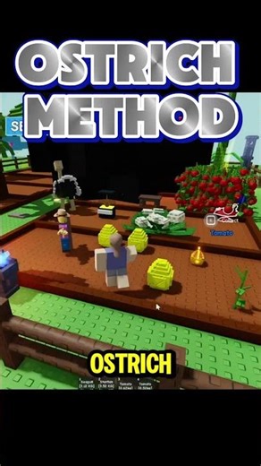 OSTRICH METHOD on grow a garden #roblox #growagarden