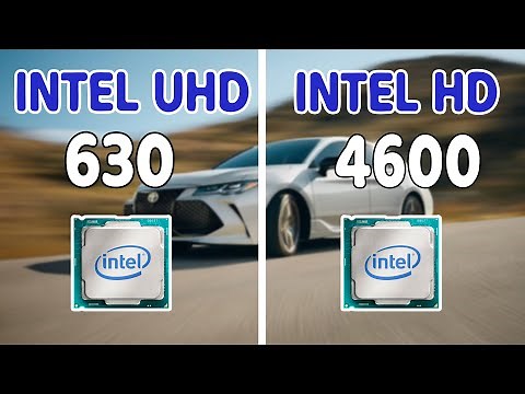 Intel UHD 630 VS Intel HD 4600 GTA V Benchmark