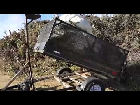 Home made dump trailer