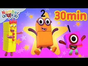 Counting Level 2 | Numberblocks 30 Minute Compilation | 123 - Numbers Cartoon For Kids - Videos For Kids