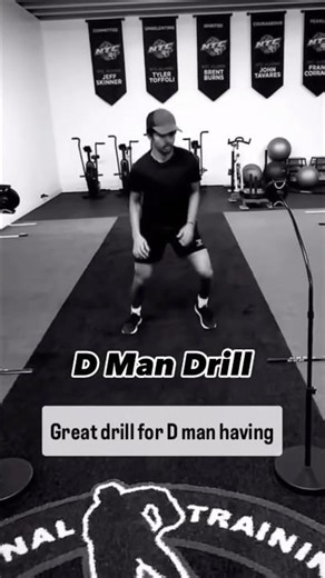 Reactive D-Man Drill | Hockey Dryland Training