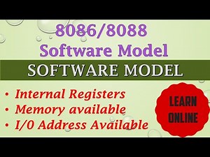 Software Model of Intel 8086/8088 Microprocessor | 8086 software model for assembly programmers