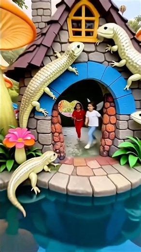 Wow jadi taman tokek yang indah