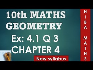 10th maths chapter 4 exercise 4.1 question 3 tn samacheer hiba maths