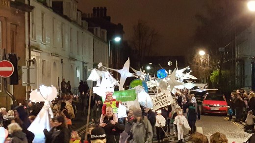 Big Burns Supper parade underway in Dumfries. Great turn out with several thousand people watching along the parade route. Fireworks at 6pm. | Police Scotland Dumfries & Galloway