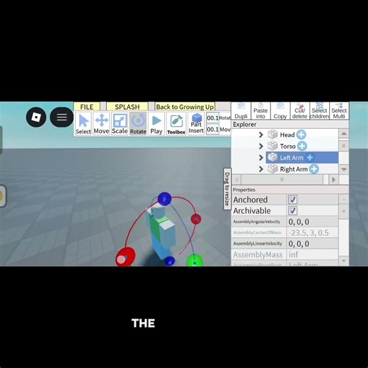 ANIMATION tutorial #roblox #tutorial #robloxedit #robloxstudio