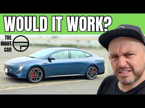 New China electric sedan tested!