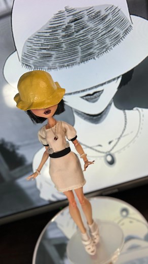 Amber on Instagram: "I made an Azami kurotani aka Spiral Girl 🌀 Custom doll from Uzumaki! Almost done working on my new yt Video! Look out for that! Link in bio. 💖 #customdoll #ooak #monsterhigh #ooakdoll #junjiito"