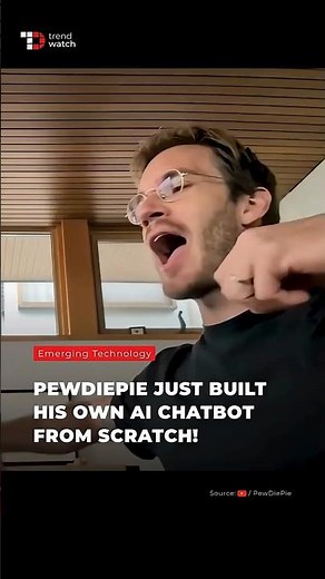 PEWDIEPIE JUST BUILT HIS OWN AI CHATBOT FROM SCRATCH!