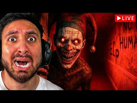 This NEW CLOWN Horror Game is INSANE - FINAL 48 HOURS - LIVE🔴