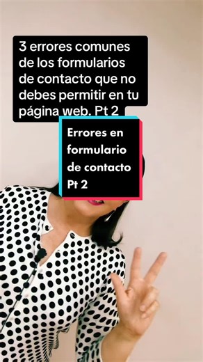 Errores comunes en formularios de contacto - Parte 2