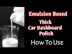 How To Use Thick Dashboard Polish | Dashboard Polish How To Apply #thesearching... #carpolish