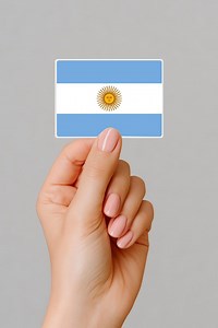 Argentina Flag Sticker, Argentina, Waterproof Vinyl - Etsy