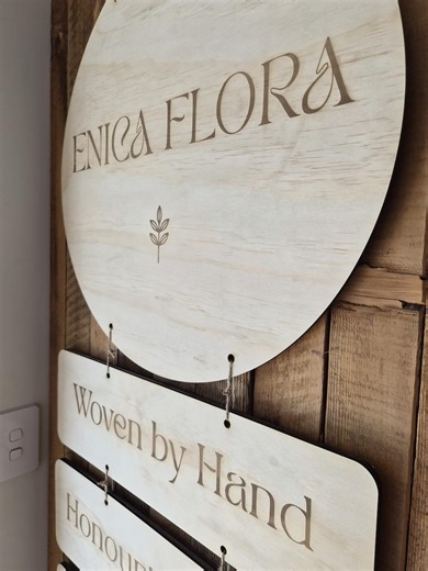 Hanging Market Sign - Etched Sign - Etsy Australia